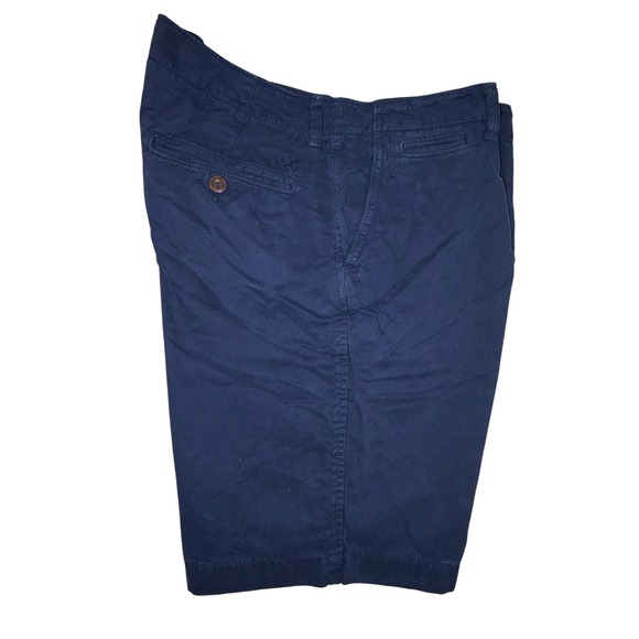 American Eagle Outfitters Other - American Eagle Chino Shorts 36 Navy Blue Classic Fit Cotton Twill 9 Inch Inseam